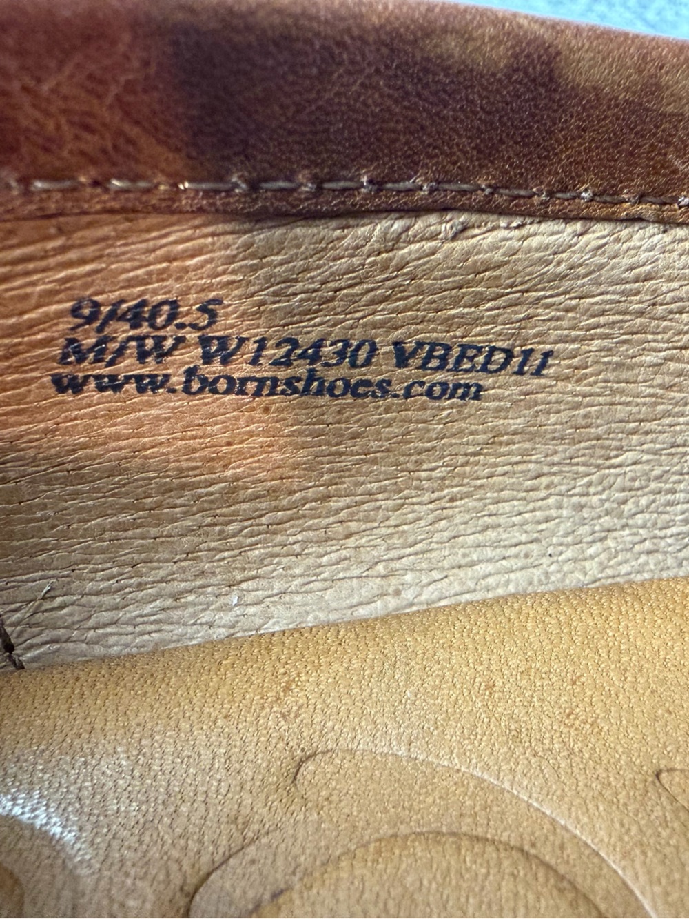 Y2K Born Nance Brown Leather Tassel Loafer Heels Pumps - Picture 10 of 11